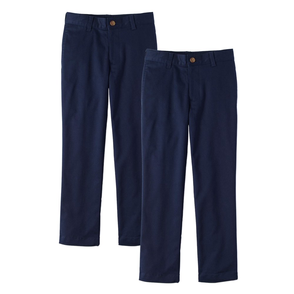 Wonder Nation Wonder Nation Boys School Uniform Super Soft Stretch