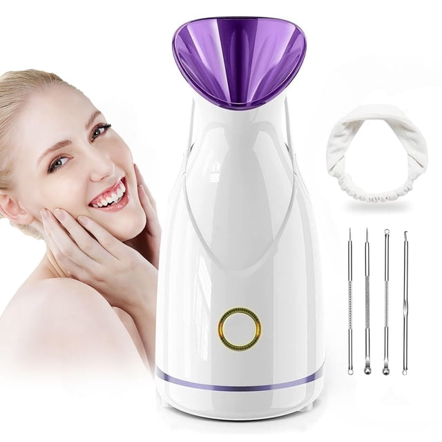 Vaporizador Facial, Steamer Facial Hidratación Nano Iónico, Facial Sauna Professional Dispositivo De Vaporización,para El Cuidado De La Piel Limpieza Profunda De Los P