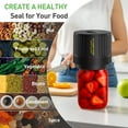 thumbnail image 5 of AARTVARK TEES Electric Mason Jar Vacuum Sealer, Vacuum Sealer Kit for Wide-Mouth & Regular-Mouth Mason Jars, Food Storage and Fermentation, Black, 5 of 8