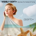 thumbnail image 3 of GZHJMY Beach Towel for Women Girls, Beautiful sea stars and seashells on sandy beach Bath Towel, Oversized Lightweight Sport Towel, 31x63 Inch, 3 of 7