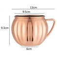 thumbnail image 7 of Dream Lifestyle 700ml Moscow Mule Mugs | Large Size | Hammered Cups | Stainless Steel Lining | Pure Copper Plating | Gold Brass Handles, 7 of 7