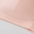thumbnail image 5 of Women 1-Pack Large Size Solid Color Front Buckle Bra, Bras, Ladies Underwear, Wirefree No Underwire Seamless Daily Bra, Soft Support Comfortable Smoothing, Plus Size Big Bust,, 5 of 9