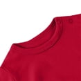 thumbnail image 3 of WRKEKC Toddler Girl Jumpsuit Long Sleeve Solid Color Full Length Snap Button One Piece Outfit for Infants 0-24 Months, 3 of 5