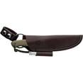 thumbnail image 2 of TOPS Knives Spirit Hunter X3 Fixed Blade Knife 4.75" Clip Point 1095 Tungsten Gray Cerakote Blade Micarta Handle Black/Green, 2 of 6
