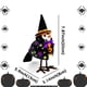 thumbnail image 2 of Decoraciones de Halloween, adornos de Halloween, regalos de Halloween, muñecos de Halloween, decoraciones de pájaros de Halloween, escaparates, accesorios, decoraciones festivas, muñeco de pajarito., 2 of 4
