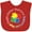 Red, variant on Inktastic Autism Awareness Circle Boys or Girls Baby Bib