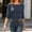 Navy, variant on Gamivast Boat Neck Shirts for Women 3/4 Sleeve Casual Slim Fit Tops Basic Solid Color Tees Lightweight Comfortable Pullover Blouses for Leggings Daily Fall Wear