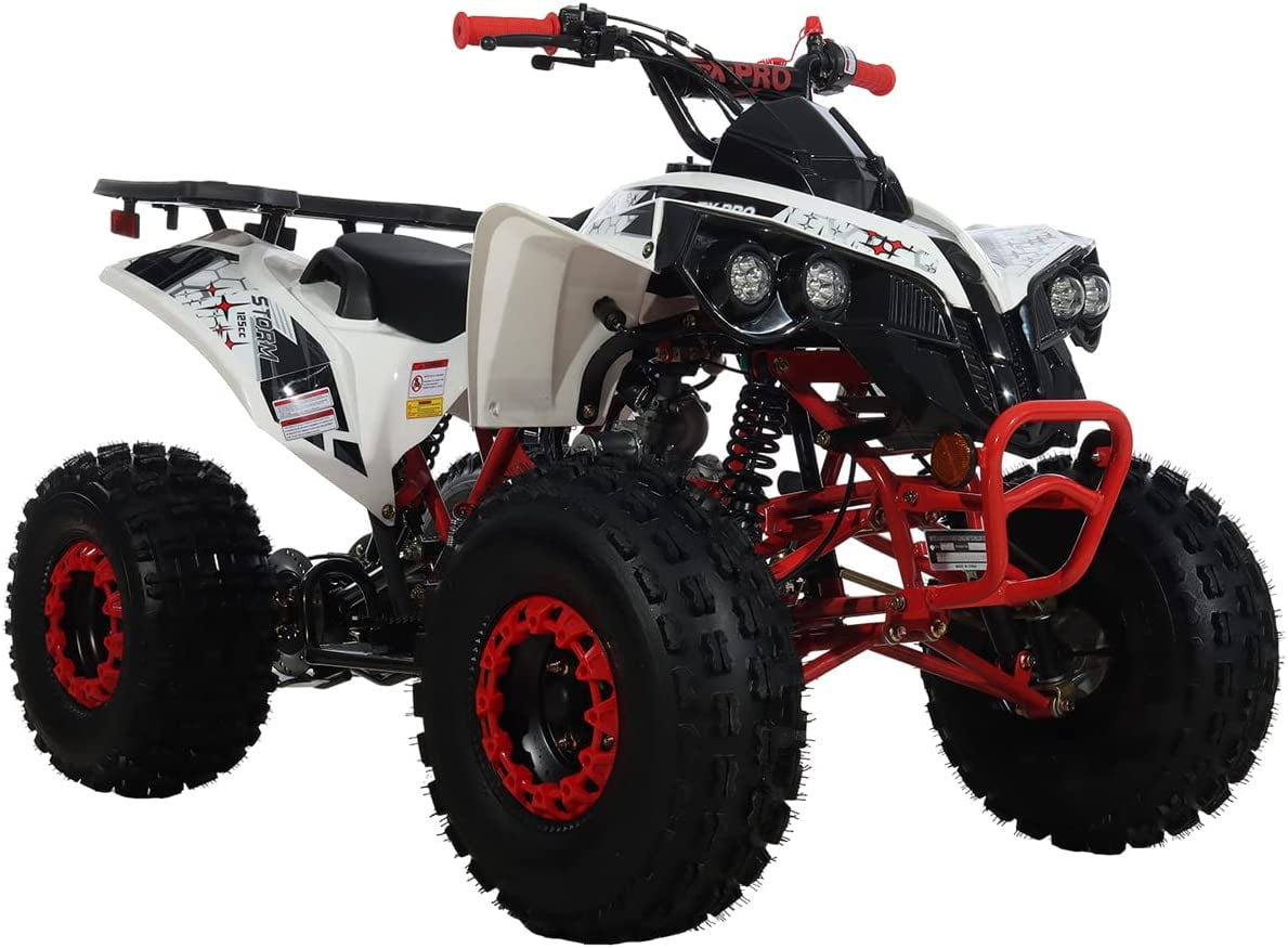X-Pro 125cc Kids Quad Gas ATV, Automatic Transmission w/Reverse