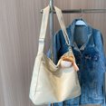 thumbnail image 5 of Bolso de mano para mujer, bolso de mano informal con cremallera, bolso de hombro de gran capacidad con bolsillos MFZFUKR BST3024038-1, 5 of 5