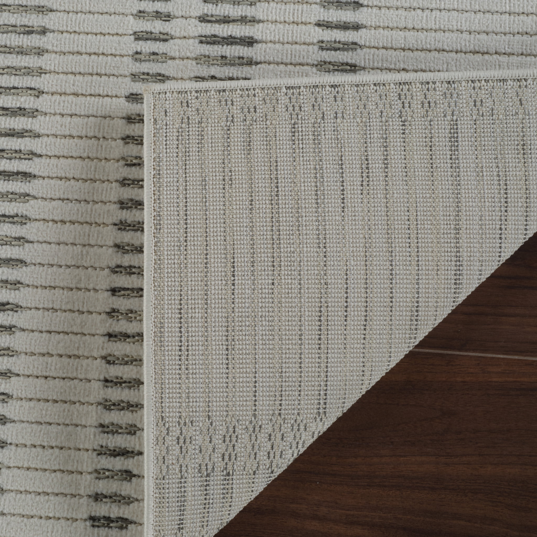 Rug Branch Maise Abstract Indoor Outdoor Area Rug, Cream Beige, Modern - Entryway, Hallway, Bathroom, and Kitchen