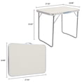 thumbnail image 3 of BAYUELSWU Foldable Camping Table, 2Ft Small Folding Table Aluminum Lightweight Table for Picnic Beach BBQ Cooking, 3 of 8