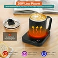 thumbnail image 5 of Coffee Mug Warmer Set with Auto Shut Off, 15 oz Stainless Steel Mug, 3 Temperature Settings, 5 of 6
