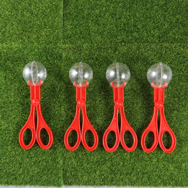 4/6/8pcs Plastic Bug Catcher Scissors Insects Catch Handy Scoopers Scissors  Toys Clamp for Kids Children Toddler