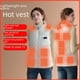 thumbnail image 2 of Chaleco calefactor inteligente Chaleco calefactor cálido para mujer Chaleco calefactor eléctrico de algodón de moda para hombre Ropa calefactora para pareja con clip para caballo, 2 of 5