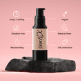 thumbnail image 3 of Foundation - warm undertone,Oil-Free HD Liquid Foundation – Medium to Full Coverage, Long-Wear, Hydrating & Paraben-Free, 3 of 5