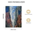thumbnail image 2 of RUIYC Hassam Famous Art poster The of July Wall Art Scroll Canvas Picture Living Room Decor Home 16x20 in, 2 of 5