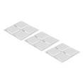 thumbnail image 4 of Almohadillas anticolisión para coche, almohadilla autoadhesiva cuadrada transparente para manija de puerta de armario, 12 Uds., 4 of 8