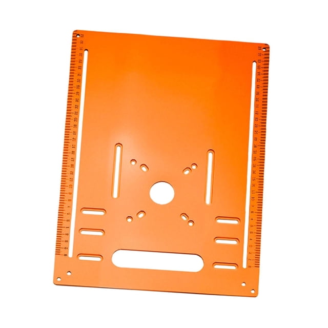 Rongfmy Cutting Machine Base Plate Sturdy 28 Cmx20 Cmx0.5 cm Circular Saw Base Plate 28cmx38cm