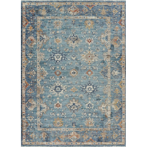 Couristan Nostalgia Antique Oushak Area Rug, Denim, 9'10" x 13'10"