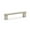 Satin Nickel, variant on Alno A430-35-PB Vogue 3-1/2" Center To Center Designer Solid Brass Cabinet Handle / Drawer