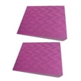 thumbnail image 2 of Colaxi 2Pcs Squat Wedge Block Calf Stretcher Riser Block Anti Slip Exercise Foot Incline Board Squat Ramp for Home Gym Pushup Pilate Pink, 2 of 8