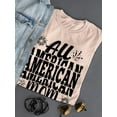 thumbnail image 3 of All American Mom Fireworks T-Shirt Women -Image by Shutterstock, Female Medium, 3 of 4