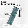 thumbnail image 3 of Kdxio Modern Excavator Print Metal Tassel Bookmarks,Perfect Gift for Art Lovers and Bookworms Metal Bookmarks for Women, 3 of 8