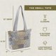 thumbnail image 3 of Bolso Bella Taylor, bolso pequeño, caqui, patchwork, algodón, 3 of 6