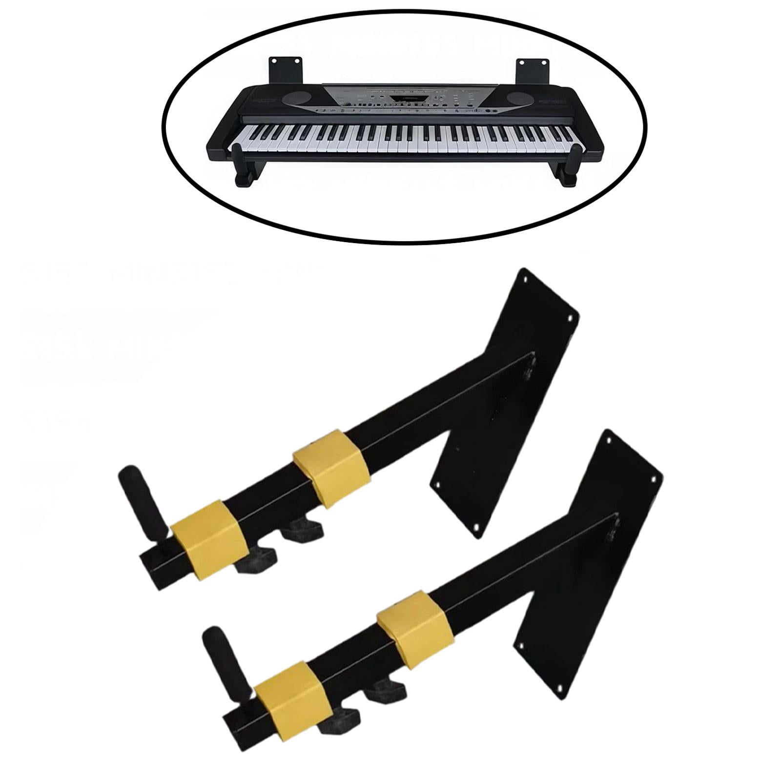 LeeQinersw 1 Pair Wall Mount Electronic Keyboard Rack Durability Practical Space Saving