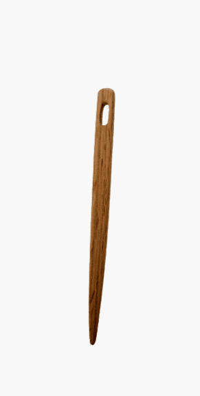 Multipurpose, Weaving, Toothbrush, Tapestry Needles/Rug Needles Sizes 4 and 6 inches, Oak Wood