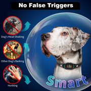 PetJoy Dog Bark Collar,Dog Shock Collar for Large Dogs 8-120lbs,Auto Anti Bark Collar,Shock Anti Barking Training Collar with Beep,Vibration,Shook,Black