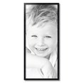 thumbnail image 2 of ArtToFrames 15" x 34" Satin Black Tall Picture Frame, 15x34 inch Black Wood Poster Frame (WOM-1852), 2 of 8