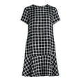 thumbnail image 2 of Free Assembly Women’s Tweed Dress with Short Sleeves, Sizes 0-20, 2 of 5