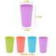thumbnail image 2 of Vasos de plástico multicolor Wattne de 17.5 oz sin BPA (juego de 12), 2 of 7