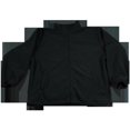 thumbnail image 1 of Petra Roc BSW-S1-5X Black Fleece Work Jacket 2 Zipped Slash Pockets Elastic Cuff Shock Cord Adjustment At The Bottom, 5X, 1 of 1