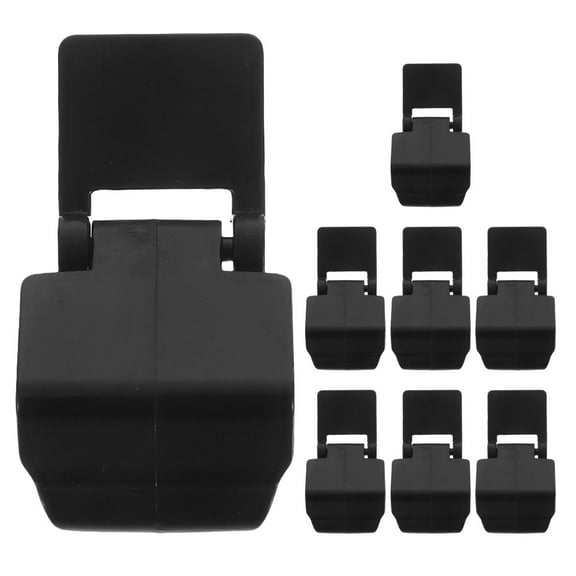 Baluue 8Pcs Locking Screen Clips Black ABS Escape Prevention For Reptile Aquarium