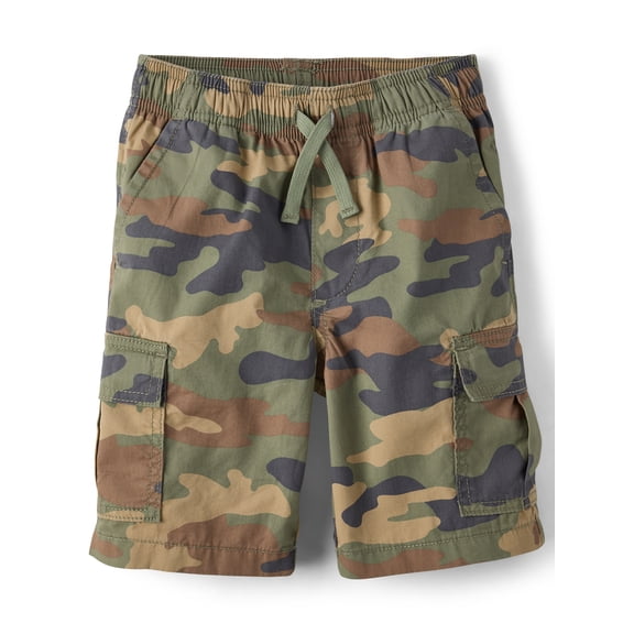 The Children's Place Boys Pull On Camo Cargo Shorts, Sizes 4-16