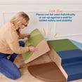 thumbnail image 4 of ECR4Kids SoftZone Little Me Wall Climb and Slide, Beginner Playset, Earthtone, 6-Piece, 4 of 9