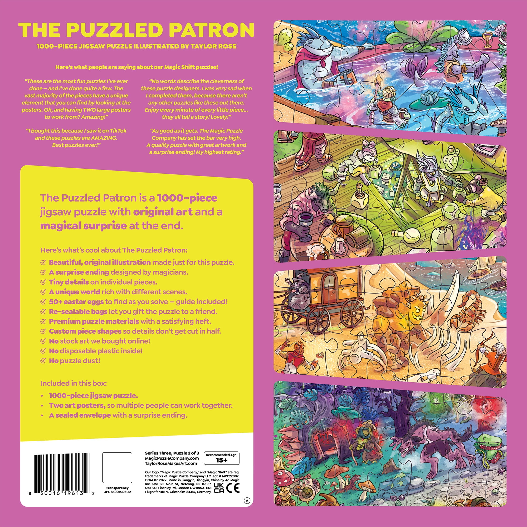 The Puzzled Patron • 1000-Piece Jigsaw Puzzle from The Magic