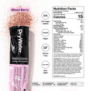 DryWater Hydration Powder, Mixed Berry, 6 Pack