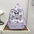 thumbnail image 3 of Sanrio-mochila escolar de dibujos animados, bolsa ligera de gran capacidad para estudiantes, regalos de cumpleaños, Cinnamoroll Kuromi Melody Kawaii, 3 of 5