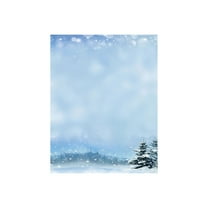 Great Papers! Beautiful Winter Holiday Letterhead 8.5" x 11" Blue 80/Pack (2015100)