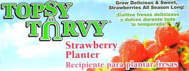 BRAND NEW. Pack of 2 Topsy Turvy Upside Down Strawberry Planter 