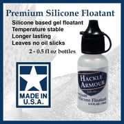 Hackle Armour Premium Silicone Fly Floatant 2 Pack - Temperature Stable Floatant