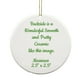 thumbnail image 5 of Adorno para árbol de Navidad 2023, decoración navideña, idea de regalo para las fiestas, recuerdo, adorno redondo de cerámica., 5 of 6