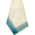 thumbnail image 3 of (4 pack) Dunroven House Striped McCleod Tea Towel 20"X28"-White & Turquoise, 3 of 3