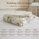 thumbnail image 5 of Botánico Floral Funda Nórdica Rey Blanco 100% Algodón Chic Jardín Floral Ropa de Cama, 5 of 9