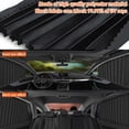 thumbnail image 4 of Universal Car Window Sun Shade Privacy Curtain Slidable Sun Front Rear Windshield Shield For Baby Sleep, 4 of 6