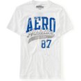 thumbnail image 1 of Aeropostale - Playera gráfica para Hombre, Aero Athletics, Puff Paint, Blanca, Grande Aeropostale Camiseta gráfica, 1 of 1