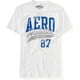 thumbnail image 1 of Aeropostale Aero Athletics Puff Paint - Camiseta gráfica para hombre, color blanco, talla mediana, 1 of 1